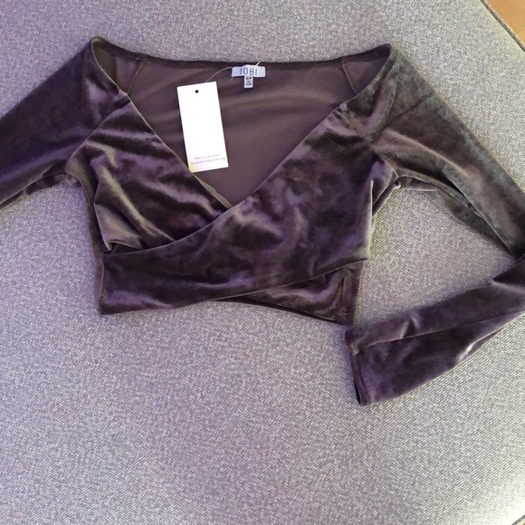 BNWT TOBI CROPPED CRISS CROSS SHIRT S! - Picture 3 of 3
